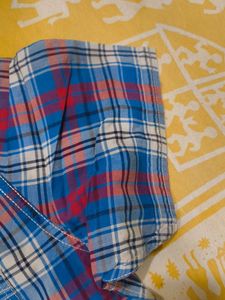 Men's Plaid Short Sleeve Shirt Baree Denim