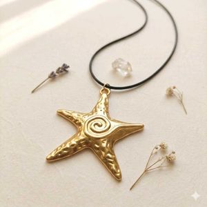 Boho Starfish Pendant Necklace