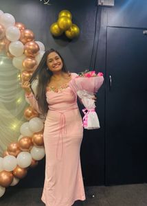 Elegant Pink Party Dress