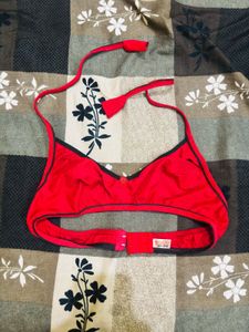 Red bra for women