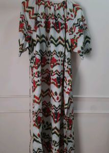 Unused Bohemian Print Cottoblend One Piece Dori