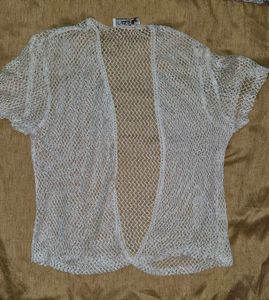 Sheer White Shrug
