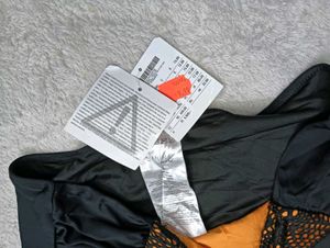 Stylish Black &amp; Orange Bikini Bottom ♥️