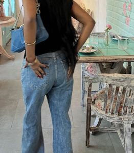 Flared Denim Jeans