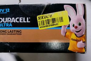 Duracell ultra  9V battery (pack of 12)