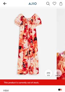 HnM Floral Print Maxi Dress