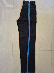 Classic Dark Relaxed Fit Korean Pleated Trousers