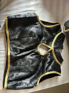 Black & Gold Party Top