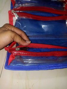 Blue Sports Balls Clutch Bag