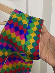 Vibrant Geometric Print Blouse