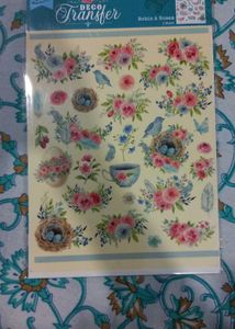 Little Birdie Deco Transfer Stickers