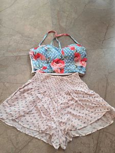 Floral Bikini Set of 2 tops