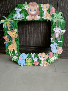 Handmade Photo Booth Jungle theme