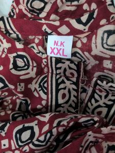 maroon short kurti