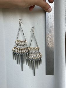 Statement Spike Dangle Earrings