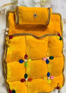 Laddu Gopal Fancy Rajiyi Bed set With Pillow