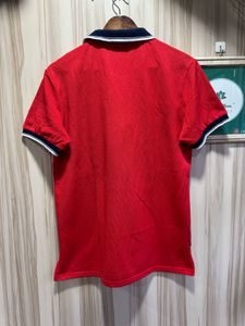 The North Face Red Short Sleeves Polo T-Shirt