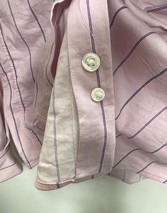 Allen Solly Pink Striped Formal Shirt Men