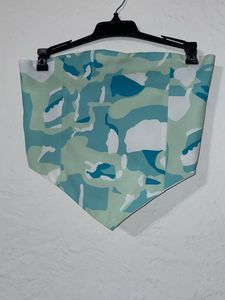 MISS MEOW Camouflage Scarf Top