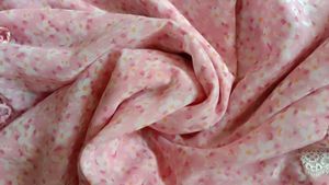 Floral Baby Pink Knee Length Frock 🌸