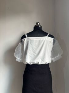Chic Off-Shoulder Bow Top