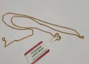 Titanium 18KGP Chain Necklace