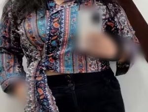 Stylish Printed Wrap Top