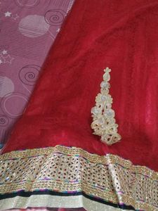 Stunning Red Lehenga Skirt