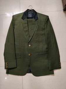 Olive Green 3-Piece Suit with shirt &amp; tie