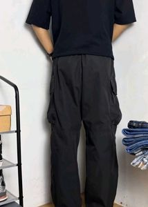 Baggy Black Loose Cargo Pants❤️‍🔥💦