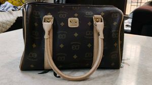 Stylish Brown Monogram Hobo Bag