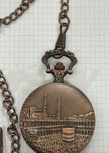 ANTIQUE MECCA MASJID Pocket Watch NOT WORKING