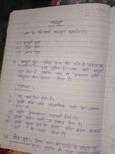 Hindi व्यकरण notes
