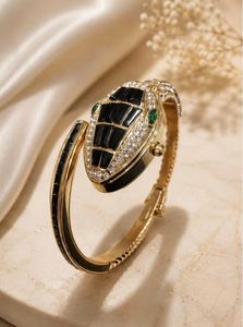 Sparkling Snake Bangle Bracelet