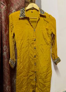 Embellished Yellow co-ord set