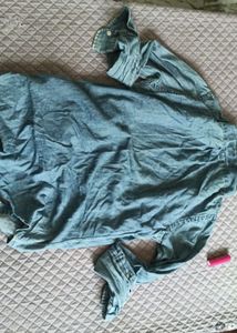 Men's Blue Denim Shirt