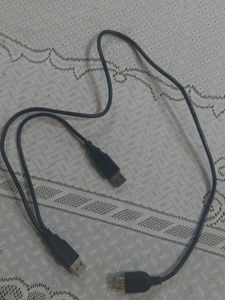 2.0 A Male to Dual USB Female Y Splitte Cabl