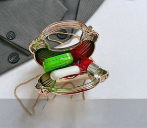 Unique Gold Statement Crossbody Bag