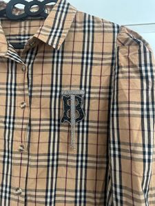 BURBERRY Classic Plaid Button-Up Shirt