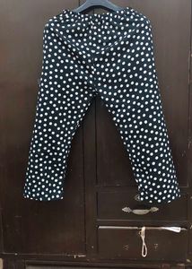 Polka Dot Top Pajama Set