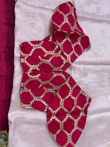 Sky Blue Saree with Embroidered Border