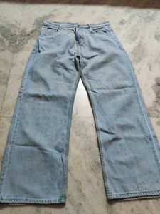 Light Wash Wide Leg Jeans