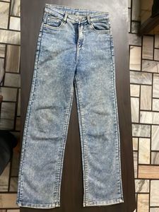 Stylish Acid Wash Denim Jeans