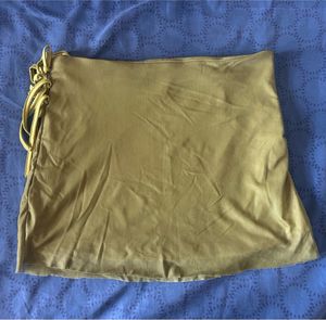 Stylish Olive Green Mini Skirt