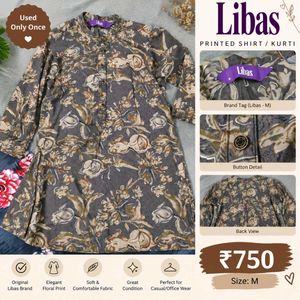 Libas Printed Shirt/Kurti