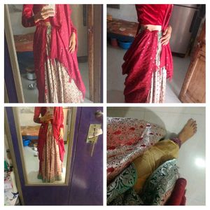 Lehenga With Can Ca