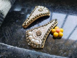 Boho Tassel Earrings and hairpin