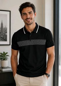 Men's Black Polo Shirt