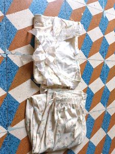 Cute Floral Pajama Set