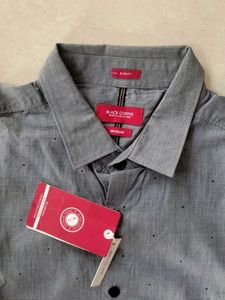 BLACKCOFFEE Grey Patterned Shirt